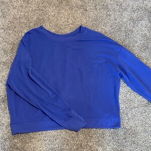 Blue Long Sleeve Sweatshirt